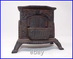 Vintage Cast Iron Parlor Woodstove Still Bank -4 3/4 Wide & Tall V. G. Cond