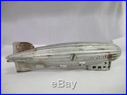 Vintage Cast Iron Rare Graf Zeppelin Bank, 353-e