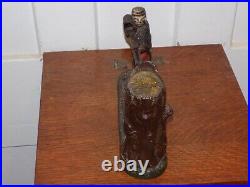 Vintage Creedmore Cast Iron Mechanical Bank Vintage Creedmore Cast Iron Mechanical Bank