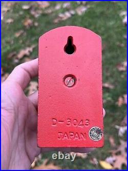 Vintage Dabs FIRE ALARM Box BANK Cast Iron Made in Japan Pull Handle