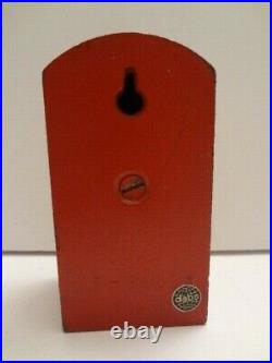 Vintage Dabs FIRE ALARM Box BANK Cast Iron Made in Japan Pull Handle Antique