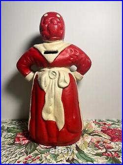 Vintage Folk Art, Cast Iron Bank