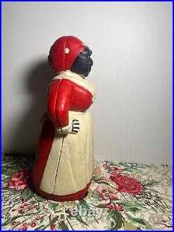 Vintage Folk Art, Cast Iron Bank
