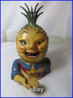 Vintage Imswiller & Baylor Penny Pineapple Mechanical Bank 1st Run Of 500