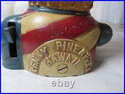 Vintage Imswiller & Baylor Penny Pineapple Mechanical Bank 1st Run Of 500