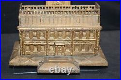 Vintage Independence Hall Cast Iron Coin Bank Created In 1875 By Enterprise Mfg