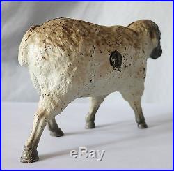 Vintage Lamb Cast Iron Bank