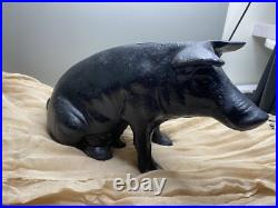 Vintage RARE piggy Bank Cast Iron Pig Vintage Decor Rustic Farmhouse Home Vintage RARE piggy Bank Cast Iron Pig Vintage Decor Rustic Farmhouse Home