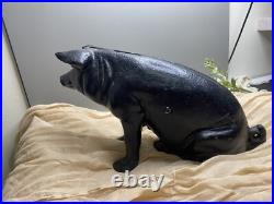 Vintage RARE piggy Bank Cast Iron Pig Vintage Decor Rustic Farmhouse Home Vintage RARE piggy Bank Cast Iron Pig Vintage Decor Rustic Farmhouse Home