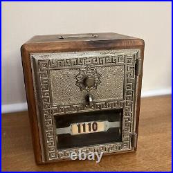 Vintage Sam Criswell Post Office Box Bank #1110 With Combination Forney, Texas