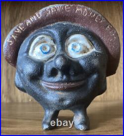 Vintage Save and Smile Money Box Cast Iron Bank