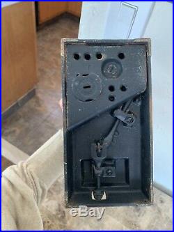 Vintage Shepard Hardware Co. Mason Bank Cast Iron Circa 1887 Design Mechanical