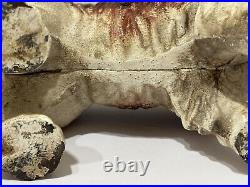 Vintage Toscano Cavalier King Charles Spaniel Dog Bank Cast Iron Mechanical USA Vintage Toscano Cavalier King Charles Spaniel Dog Bank Cast Iron Mechanical USA