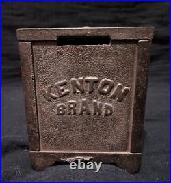 Vintage cast iron coin bank