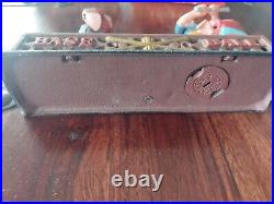 Vintage cast iron mechanical coin banks (5 total)