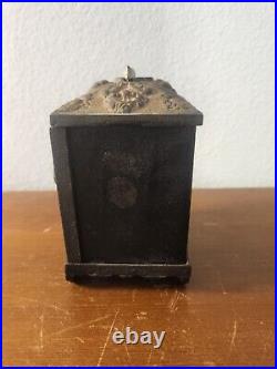 Vintage metal coin bank 1920's Grey Iron Casting Company COIN DEPOSIT BANK #12
