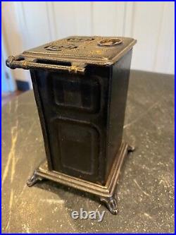 Vtg Org Cast Iron Gas Stove Still Bank Excellent Condition