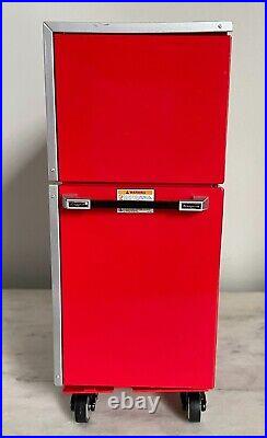 Vtg Snap-On Miniature Replica Tool Box Chest Cabinet Toy Bank Red KRL1201/1001