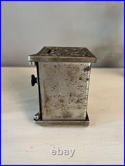 WONDERFUL ANTIQUE U. S. CAST IRON UNION SAFE STILL BANK, c. 1900