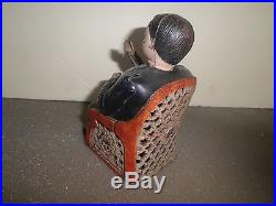 Wonderful old original cast iron Tammany mechanical bank, J. &E. Stevens pat. 1873 Wonderful old original cast iron Tammany mechanical bank, J. &E. Stevens pat. 1873
